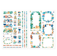 *Midori - Yuru Log 2 - Sticker Sheet - Coffee Shop