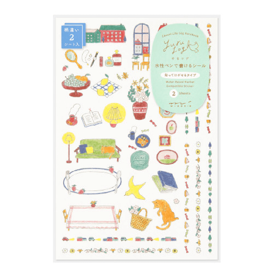*Midori - Yuru Log 2 - Sticker Sheet - Daily Life