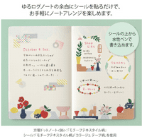 *Midori - Yuru Log - Sticker Sheet - Textile Motif