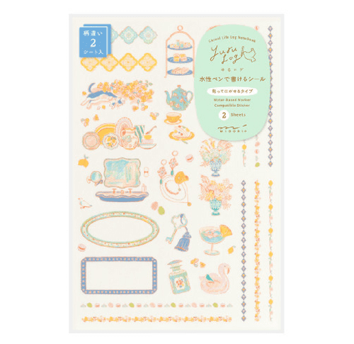 *Midori - Yuru Log - Sticker Sheet - Travel & Hotel