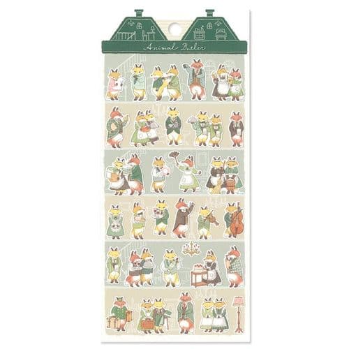 *Mind Wave - Sticker Sheet - Animal Butler - Kitsune