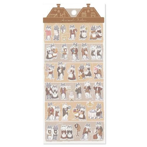 *Mind Wave - Sticker Sheet - Animal Butler - Wolf