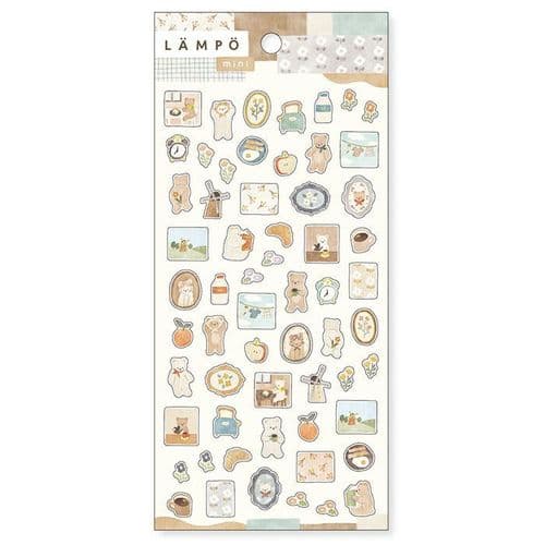 *Mind Wave - Sticker Sheet - Lampo - Bear & Morning