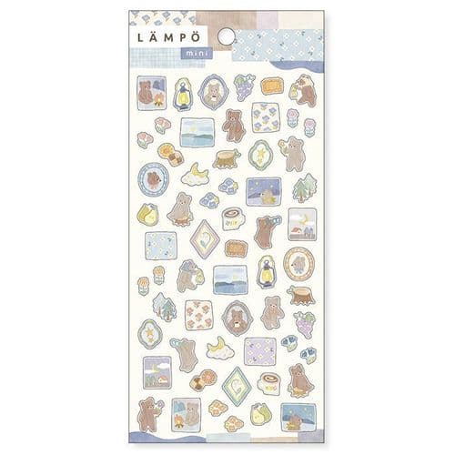 *Mind Wave - Sticker Sheet - Lampo - Bear & Starry Sky