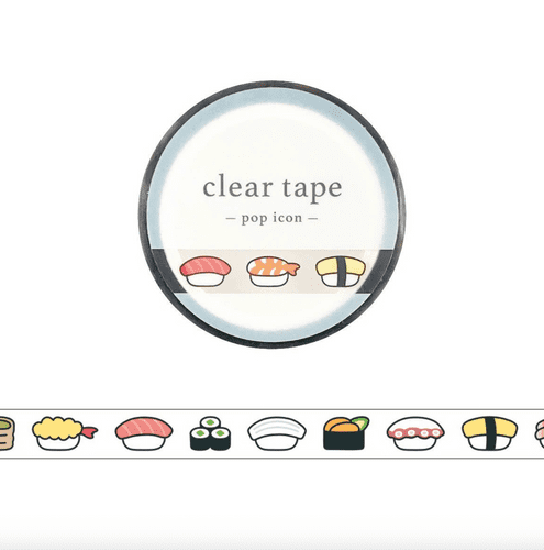 *Mindwave - Clear Tape (7mm) - Pop Icon - Sushi