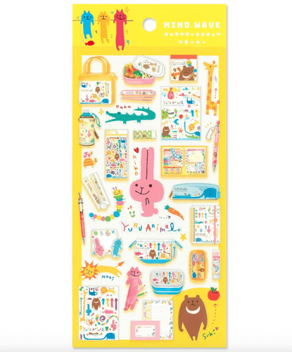 **Mindwave - Sticker Sheet - Character Miniature - Yuru Animaru