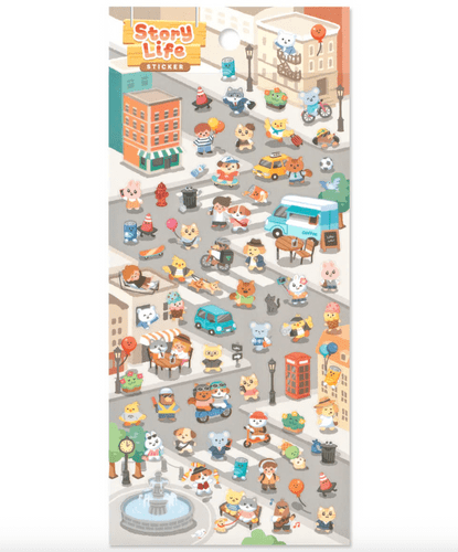 **Mindwave - Sticker Sheet - Story Life - City