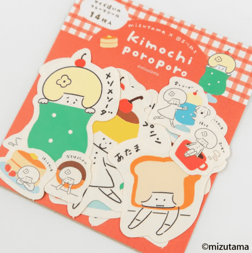 *Mizutama - Kimochi Poroporo - Flake Stickers - Cafe