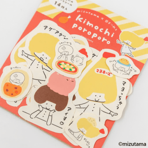 *Mizutama - Kimochi Poroporo - Flake Stickers - Restuarant