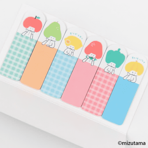 *Mizutama - Kimochi Poroporo - Sticky Notes - Vegetable
