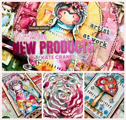 **PaperArtsy - Kate Crane - Stamps & Stencils Bundle - May 2026