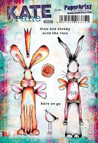 **PaperArtsy - Rubber Stamps - Kate Crane #019