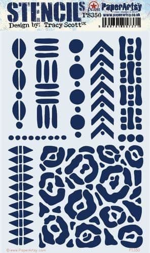 PaperArtsy - Stencil - Tracy Scott #350