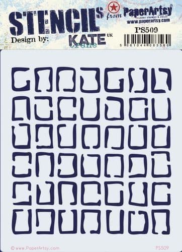 *PaperArtsy - Stencils - Kate Crane #509