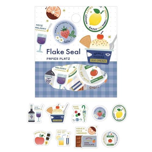 *Papier Platz - Flake Stickers - ERIC small things - Fruits