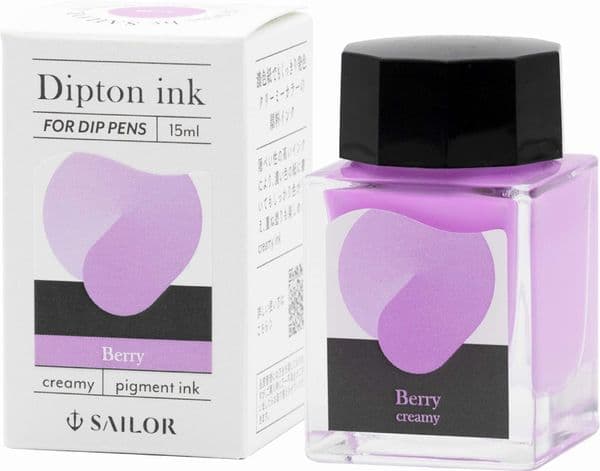 *Sailor - Dipton Pigment Ink 20ml -  Creamy Colours - Berry