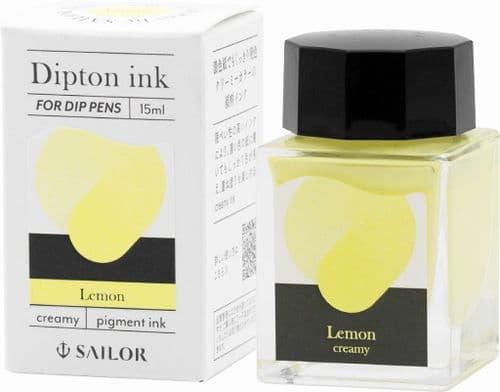 *Sailor - Dipton Pigment Ink 20ml - Creamy Colours - Lemon