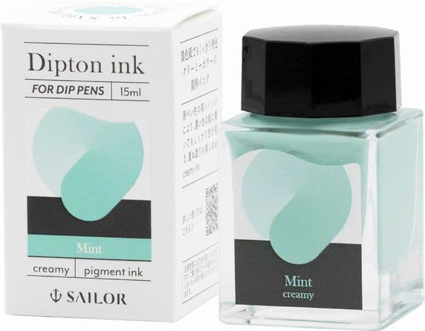 *Sailor - Dipton Pigment Ink 20ml -  Creamy Colours - Mint