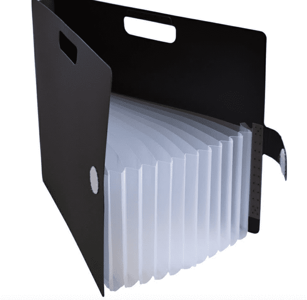 **Sakura Cray Pas - Komagoma A4 File - Dark Grey