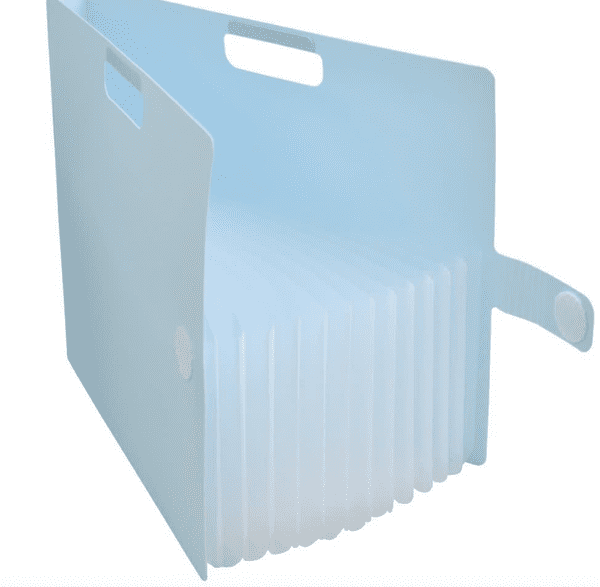 **Sakura Cray Pas - Komagoma A4 File - Pastel Blue