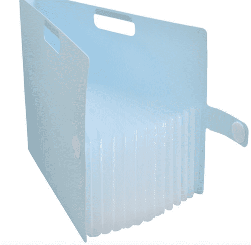 **Sakura Cray Pas - Komagoma A4 File - Pastel Blue