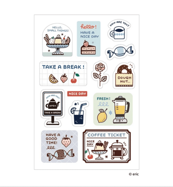*Sanby - Multi Sticker - Eric Small Things - Tea Time