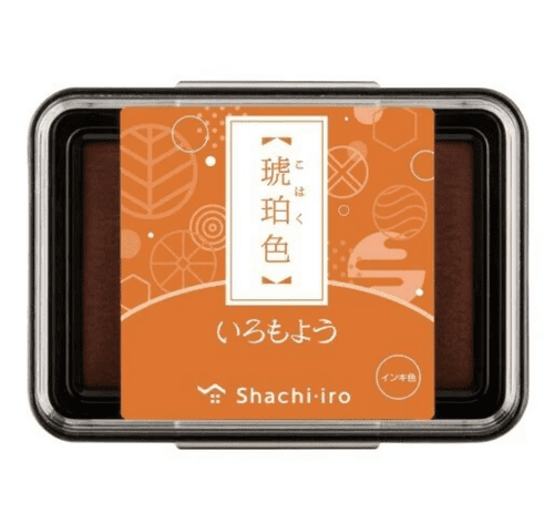 **Shachihata - Iromoyo Ink Pad - Amber
