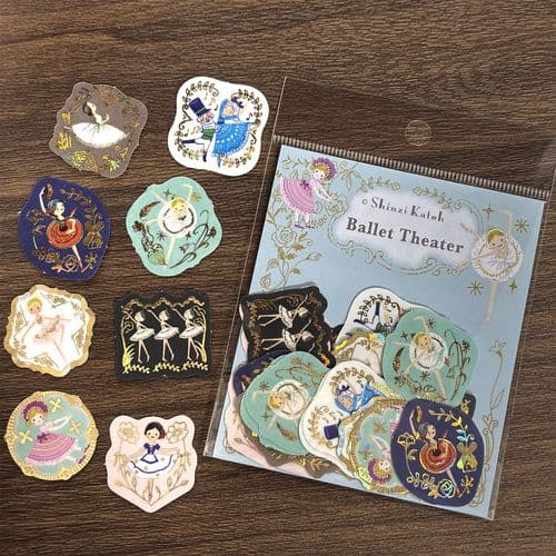 *Shinzi Katoh - Flake Stickers - Ballet Theater