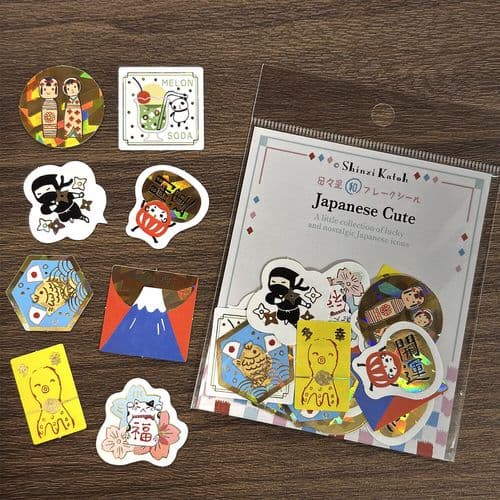 *Shinzi Katoh - Flake Stickers - Japanese Cute