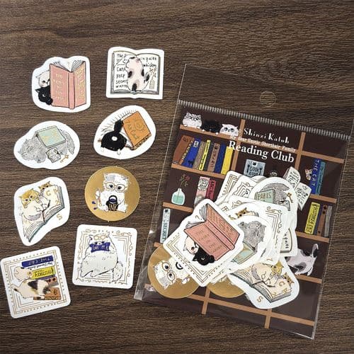 *Shinzi Katoh - Flake Stickers - Reading Club