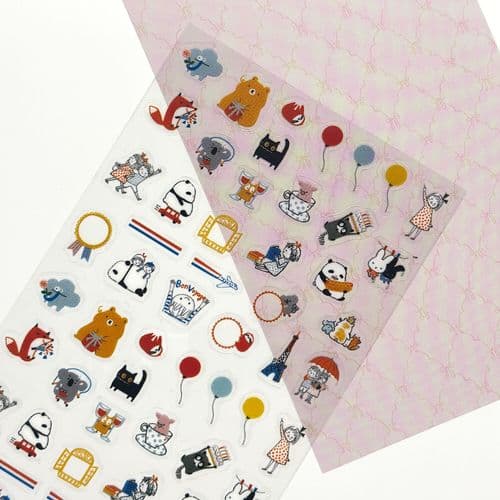 *Shinzi Katoh - Sticker Sheet - Kawaii Mon Peluche