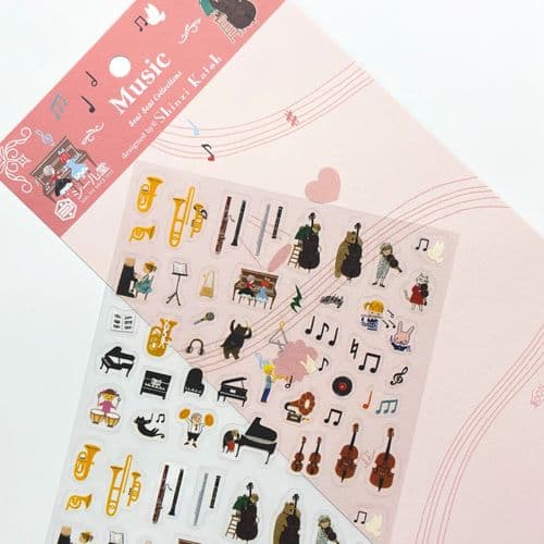 *Shinzi Katoh - Sticker Sheet - Music