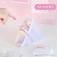*Sonic - Kakusta - Pen Case/Stand - Puni Gummy Sheer - Peach