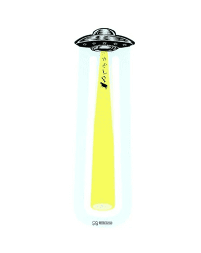 *Sun-Star - Unconfirmed Flight - Book Mark - Yellow