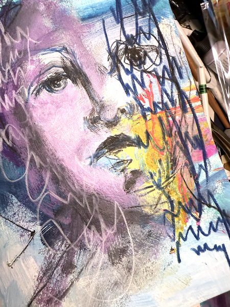 *Sunday 26th April - Pushing the Portrait with Dina Wakley - 9:30-4:30pm