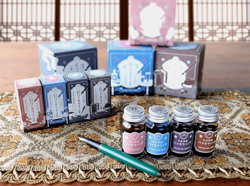 **Taccia Ink - 110th Anniversary Taisho Roman Hikara (Guitar) Ink Set - Metropolis
