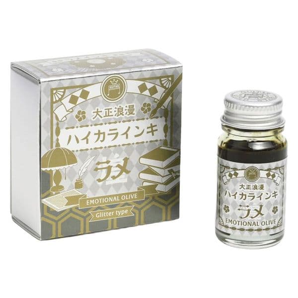 **Taccia Ink - Taisho Roman Hikara (Guitar Ink) - 12ml Shimmer - Emotional Olive