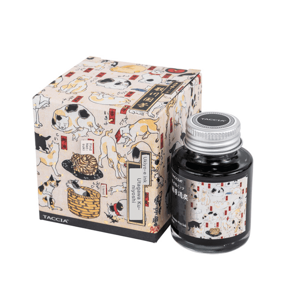 *Taccia Ink - Ukiyoi-e Collection 40ml - Kuniyoshi - Cats of 53 Stations of the Tokaido