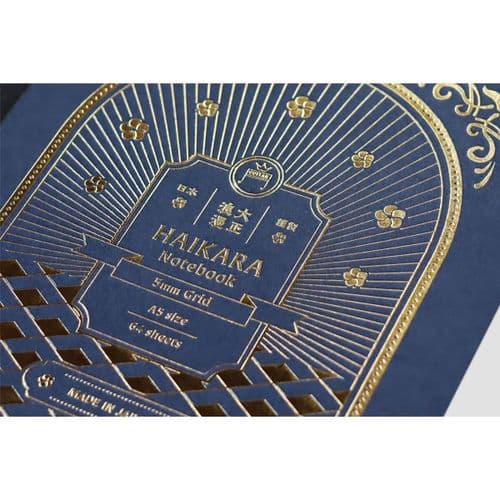 *Taisho Roman - Haikara A5 Notebook - 5mm Square