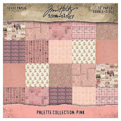 **Tim Holtz - idea-ology - Palette Paper Pad - 12x12" - Pink