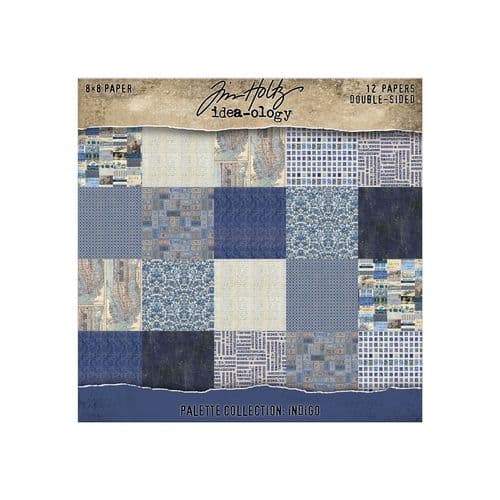 **Tim Holtz - idea-ology - Palette Paper Pad - 8x8" - Indigo