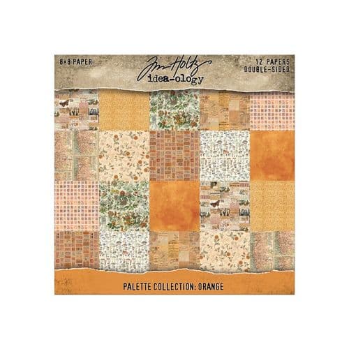 **Tim Holtz - idea-ology - Palette Paper Pad - 8x8" - Orange