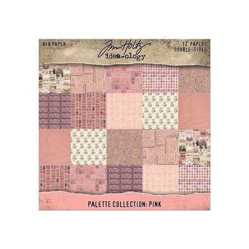 **Tim Holtz - idea-ology - Palette Paper Pad - 8x8" - Pink