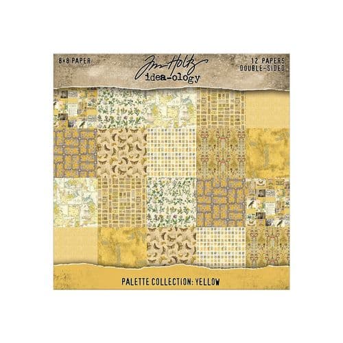 **Tim Holtz - idea-ology - Palette Paper Pad - 8x8" - Yellow