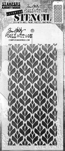 *Tim Holtz - Layering Stencil - #182 Deco Floral