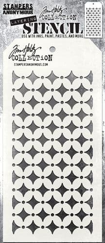 **Tim Holtz - Layering Stencil - #192 Retro Diamond