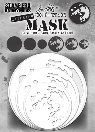 Tim Holtz - Layering Stencil - MSK01 - Moon Mask