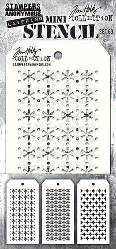 **Tim Holtz - Mini Layering Stencils - Set #063