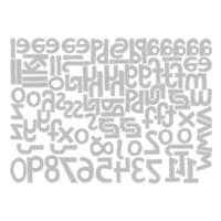 *Tim Holtz - Sizzix Thinlits Die Set - Alphanumeric Cutout Lower Alpha
