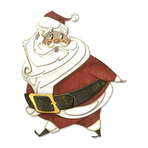 *Tim Holtz - Sizzix Thinlits Die Set - Jolly St Nick